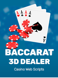 Baccarat 3D Dealer de Casino Web Scripts